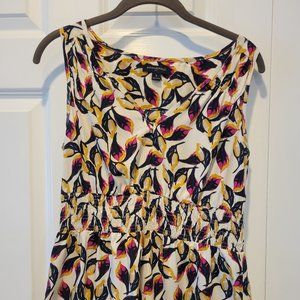 Sleeveless Floral Shell Top, Banana Republic